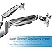 HNDSK3 Aluminum Dual Monitor Stand Gas Spring Arm for 13-32 Inch Screens