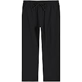 Latuza Women's Petite Cotton Pajama Pants Solid Color Flannel Pj Lounge Pants