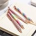 Ubabe Ballpoint Pens, 4 PCS Retractable Pen Black Ink Medium Point (1.0mm) Click Ball Pens Rose Gold Office Supplies for Men, Women, Students, Business