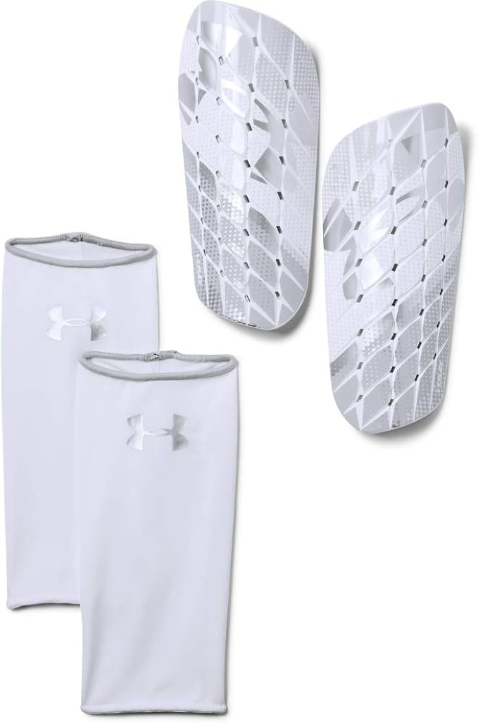 Under Armour Men's Armour Flex Pro Shin Guards, White (102)/White