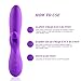 Uimi Rabbit Vibrator G-spot Stimulator USB Rechargeable Vibrators with 10 Vibration Levels Unique Breathing Light