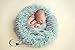 Vegan (Animal Friendly) Frozen Faux Flokati Fur, Newborn Photo Props, Hypoallergenic & Washable Baby Props, Basket Stuffer Fur Photography Props - CUSTOM PHOTO PROPS