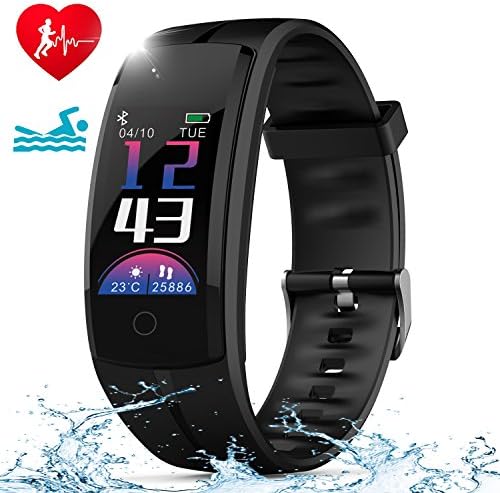 TOPWRX Fitness Tracker HR,Activity Tracker Wristband With Heart Rate/BP,Smart Bracelet Watch IP67 For Swimming For Men Womem
