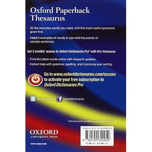 Oxford Paperback Thesaurus