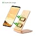 Fast Wireless Charger, Fast Charger Pad Qi Wireless Charger Stand 2 Coils For iPhone 8/X Samsung S8, S8+, S7, S7 Edge, S6 Edge Plus, Note5, S6, S6 Edge, And Iphone by Kulussy (Grain Wood)