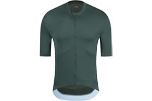 YKYWBIKE Cycling Jersey Men Aero Race Fit, Road Bike Jersey Short Sleeved Moisture Wicking, Breathable,Zip Pocket,UPF50＋