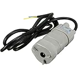 HiLetgo 5M High Head DC Water Pump Submersible Motor For Pond, Aquarium, Fish Tank Fountain 10L/Min 600L/H DC12V 1.2A