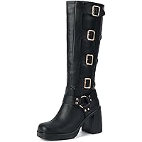 Amazon.com | Dingo Womens Blacklist Tooled-Inlay Round Toe