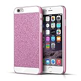 iPhone 6 Case, E-Trends Glamorous Glitter Hard Case Cover for iPhone 6 (4.7 Inch) Bling Bling- Retail Packaging (Pink)