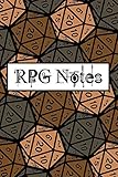 RPG Notes: Journal for logging notes and maps for your pen and paper adventures by Jay Mars