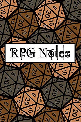 RPG Notes: Journal for logging notes and maps for your pen and paper adventures by Jay Mars