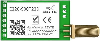 CDBAIRUI 868/915MHz LoRa UART Module 22dBm RSSI Spread Spectrum SMA E220-900T22D