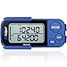 Realalt 3DTriSport Walking 3D Pedometer with Clip & Strap, eBook Included | 30 Days Memory, Accurate Step Counter, Walking Distance Miles/Km, Calorie Counter, Daily Exercise Time Monitor - Blue