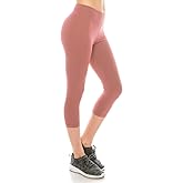 ALWAYS Women's Super Soft Capri Leggings - High Waisted Casual Yoga Pants