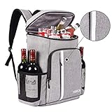 FORICH Backpack Cooler Insulated Leak Proof Cooler Backpack Bag Lightweight Soft Beach Cooler Backpack for Men Women to Lunch Picnics Camping Hiking, 30 Cans