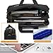 CoolBELL 15.6 inch Multi-Function Convertible Laptop Messenger Computer Bag Single-Shoulder Backpack Briefcase Oxford Cloth Waterproof Multi-Compartment for iPad Pro MacBook Men and Women(Black)