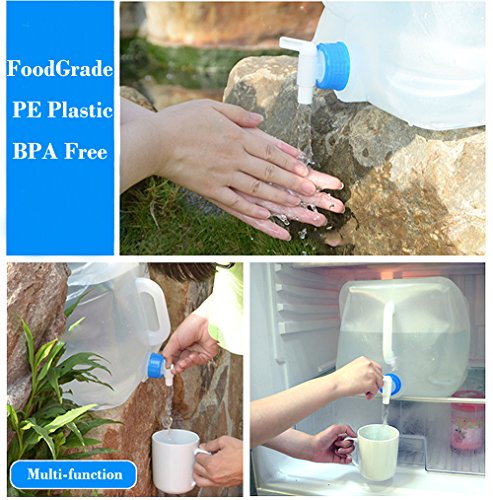 image for 90 Points 1.25 Gallon/5L 2.5 Gallon/10L 5 Gallon/20L Collapsible BPA F