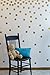 Gold Wall Decal Dots (200 Decals) | Easy to Peel Easy to Stick + Safe on Painted Walls | Removable Metallic Vinyl Polka Dot Decor | Round Sticker Large Paper Sheet Set for Nursery Room (Metallic Gold) primary