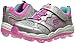 Skechers Kids Girls' Skech-Air Stardust Running Shoe, Stardust Silver, 8 M US Toddler