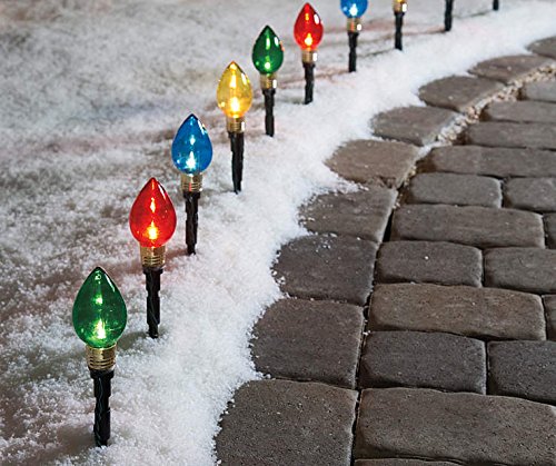 UPC 680474153480, Multi-Color Light Bulb Pathway Markers, 10-Pack