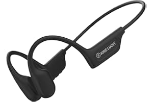 DYETUNY Bone Conduction Earphones, Bluetooth 5.3 Open Ear Headphones with Mic, Premium Speaker Bluetooth Earphones, IPX6 Waterproof Sports Earphones, Dual Microphone Call Noise Reduction (Black)