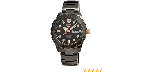 Seiko Men's Black Titanium Bracelet \u0026 Case Hardlex Crystal Automatic Analog  Watch SRPA33K1 : Amazon.ca: Clothing, Shoes \u0026 Accessories