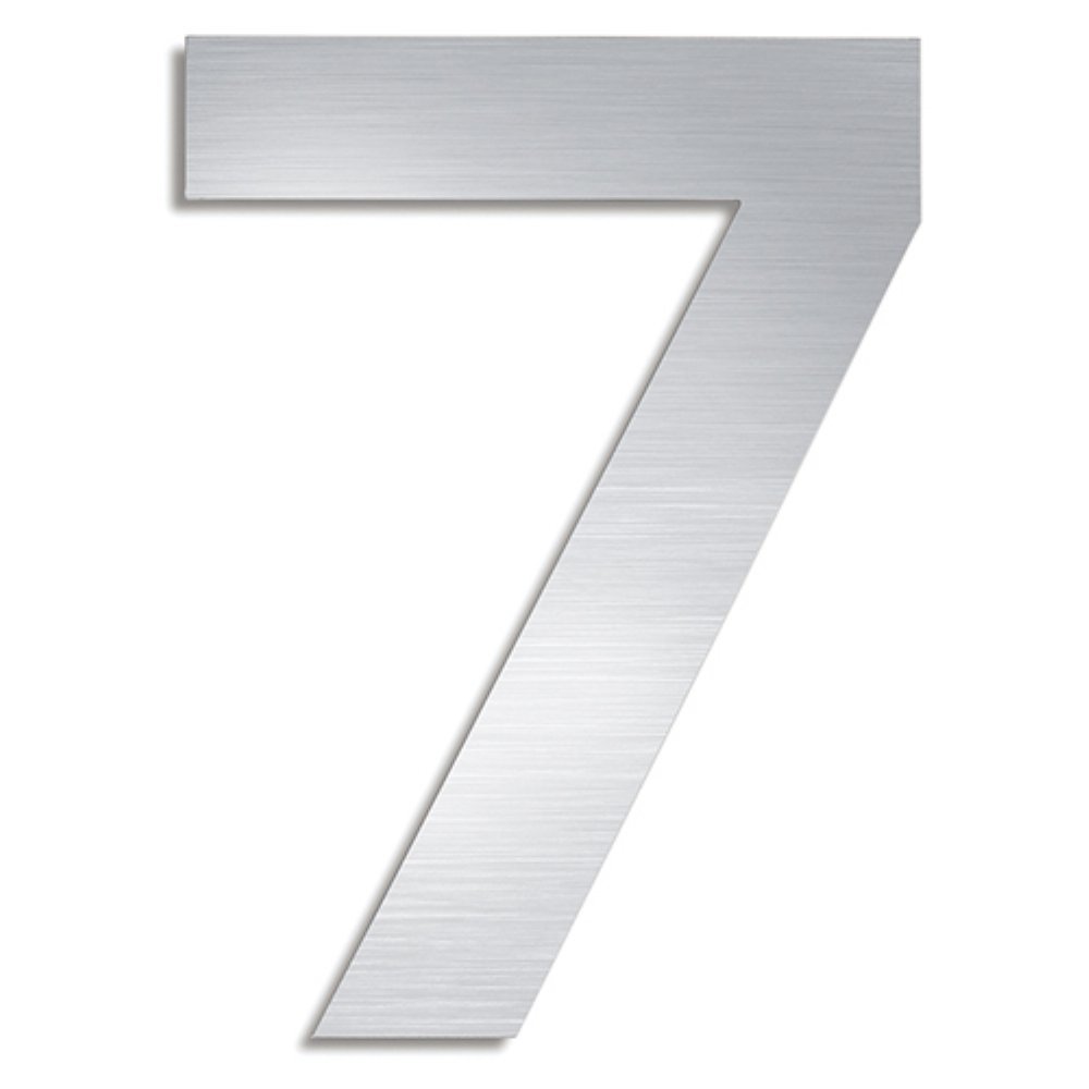 blomus 68190 House Number 7 - Stainless Steel