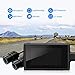 Motorcycle Recording Camera System HaloCam M1, 1080P Dual Lens Dash Cam Dvr, Rear View Sports Action Camera, Waterproof Lens, Video Driving Recorder with WiFi&GPS, 2.7