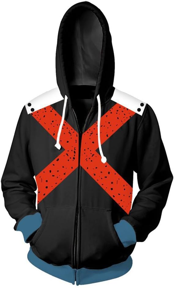 ZIFUNMUR Boku No Hero Academia My Hero Academia Izuku Midoriya Jacket Sweatshirt Cosplay Costume Hoodies