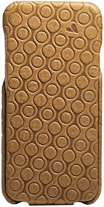 Vaja Cases Embossed Flip Top iPhone 6/6S Leather Case - Ultra Thin Polycarbonate Frame - London Circo