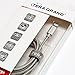 Apple MFi Certified - Lightning to USB Braided Cable with Aluminum Housing Color: Silver