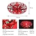 Joyfun Flying Ball Air Magic Hogs Mini Drones for Kids Hand Controlled RC Toy Helicopter UFO Cool Toys for Boys Girls Gifts with LED Lights Birthday Christmas Red