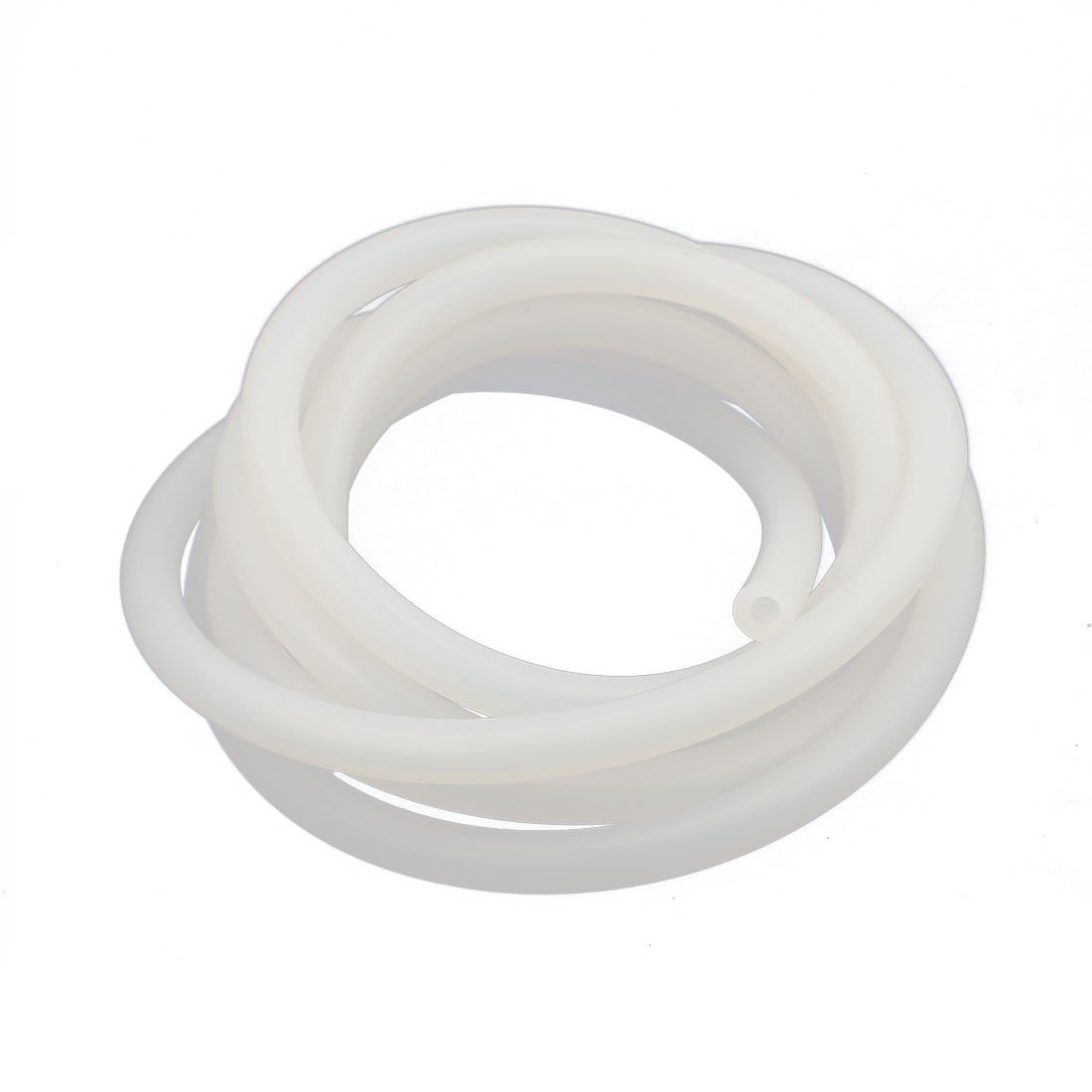 sourcingmap 4mm x 8mm High Temperature Resistant Soft Silicone Tube Hose Pipe 2M Length