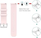 Bexido 3pk 20mm Silicone Strap for Amazfit GTS/GTR 42mm Bip U Pro/S/Lite view 5