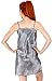 Simplicity Women's Sexy Silky Satin Chemise Nighttime Lingerie Sleepwear