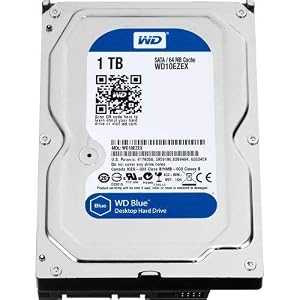 Image of Western Digital HDD WD10EZEX 1TB SATA 6Gb/s Desktop 7200rpm 64MB Cache Bare Drive (WD10EZEX)