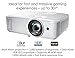 Optoma GT1080HDR Short Throw Gaming Projector | 4K HDR Input | 120Hz Refresh Rate | Fast 8.4ms Response Time | Bright 3800 lumens for Day and Night Gamingthumb 1