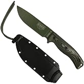 ESEE-6 1095 Carbon Steel, Black Sheath (OD Green Blade, OD Green/Black G10 3D Handle)