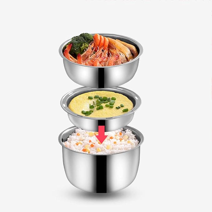 WAZ Caja Almuerzo EléCtrica Recubridor De Acero Inoxidable De Dos ...