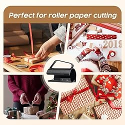 Wrapping Paper Roll Cutter, Black Wrapping Paper