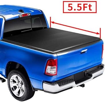 Amazon Com Million Parts Soft Tri Fold Tonneau Cover Soft Folding Truck Bed Tonneau Cover Fit For 2007 2020 Tundra Crew Max 5 5 Bed Automotive