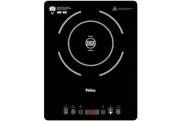 Cooktop de Indução Philco PCT10A Diferentes Níveis de Potência e Temperaturas 220V