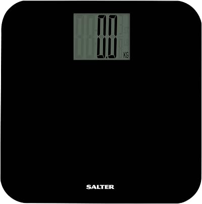 Salter 9049 BK3R Max Digital Bathroom Scale 250kg Supersize Display Carpet Feet