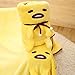GK-O Anime Gudetama Plush Blanket Yellow Lazy Egg Yolk Roll Air Condition(Large)