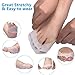 Toe Separator - Phileex Gel Toe Stretcher - Forefoot Cushion for Foot Pain Relief - Prevent Calluses and Blisters - Unisex