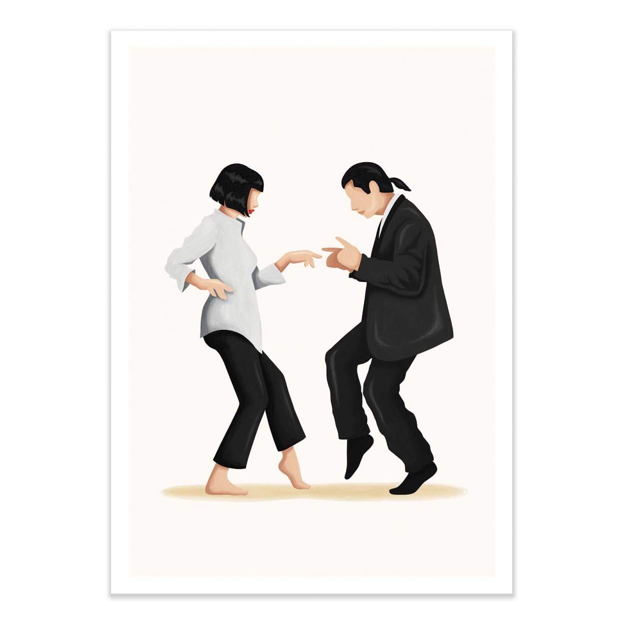 Wall Editions Art-Poster - Pulp Fiction - Nour Tohme