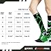 Active Fit Compression Socks (Men & Women) - Premium Graduated Athletic Fit For Running, Cycling, Nurses, Flight Travel, Maternity And For Stamina & Recovery (Green & Black - Men's L / Women's XL)