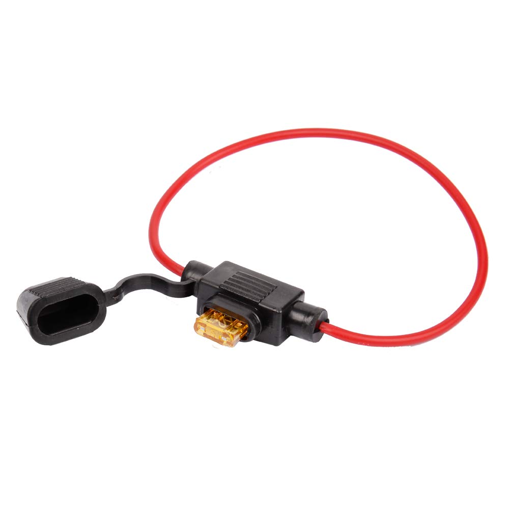 HUIQIAODS Inline Fuse Holder 12V 5A ATM/ATC Waterproof Mini Blade for Car Automotive