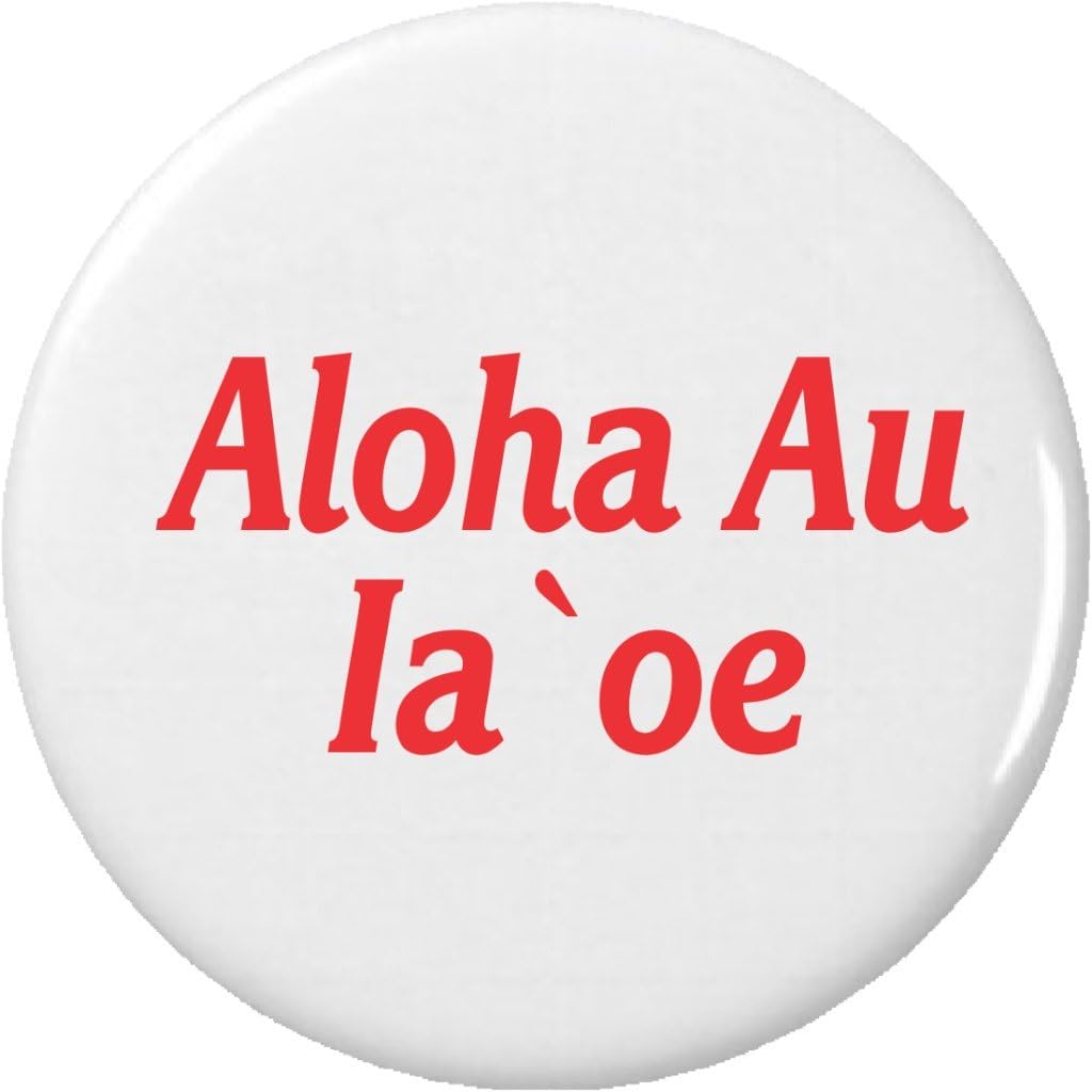 Amazon Com Aloha Au Ia Oe 2 25 Keychain I Love You Hawaiian Clothing