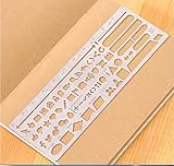 Web UI Template, Drawing Planner Stainless Steel Stencil Size 7.16